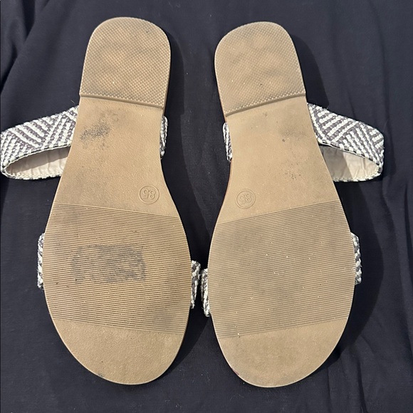 Arizona Jean Co. Woven Double Strap Slide Sandals – Size 8.5 - Picture 2 of 4